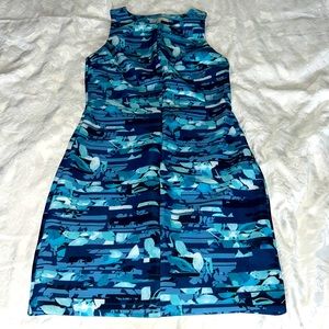 41 Hawthorn Blue Malika Scuba Dress Size Medium